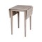International Concepts Rectangle Small Dropleaf Table, Washed Gray Taupe, 20.6 W, 36 L, 29 in H, Wood, Washed Gray Taupe T09-2236D - alternate 5